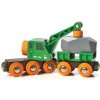 BRIO 33698 Chytrý jeřáb a vagon BRIO 33698 Chytrý jeřáb a vagon