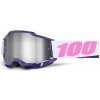 Okuliare na motokros 100% accuri 2 yumiko goggle mirror silver lens Okuliare na motokros 100% accuri 2 yumiko goggle mirror silver lens