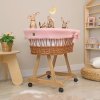 Ourbaby® wicker bed old pink 34295-0 ružová biela Ourbaby® wicker bed old pink 34295-0 ružová biela