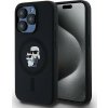 Karl Lagerfeld Liquid Silicone Karl and Choupette Magsafe iPhone 15 Pro Black KLHMP15LSCMKCRHK Karl Lagerfeld Liquid Silicone Karl and Choupette Magsafe iPhone 15 Pro Black KLHMP15LSCMKCRHK