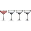 Lyngby Glas Súprava koktailových pohárov PALERMO GOLD 4 x 315 ml