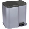 Kôš Curver® DUO BIN 21L, strieborný/čierny, na odpad Kôš Curver® DUO BIN 21L, strieborný/čierny, na odpad