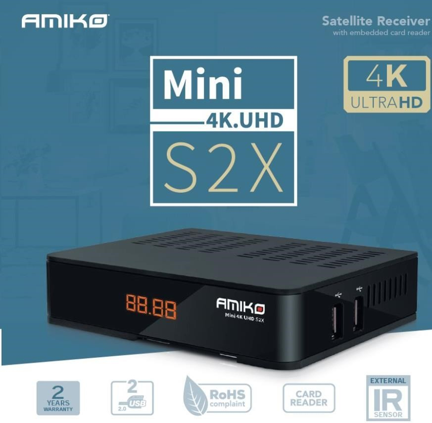 Amiko Mini 4K UHD S2X, HEVC265, CX