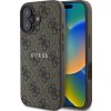Guess PU 4G Classic Logo MagSafe Case for iPhone 16 Plus Brown (57983129989)