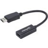 MANHATTAN Adaptér, DisplayPort, DP-Male/HDMI-Female, černý 151634 MANHATTAN Adaptér, DisplayPort, DP-Male/HDMI-Female, černý 151634