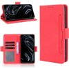 Peňaženkové kožené puzdro SKIN na Huawei P50 - Červená Peňaženkové kožené puzdro SKIN na Huawei P50 - Červená