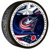 Inglasco / Sherwood Puk Columbus Blue Jackets NHL Medallion Souvenir Collector Puck