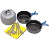 ALB Nádobí dvoudílné + 2ks příbor PC s nepřilnavým povrchem (antiadhez) ALB Nádobí dvoudílné + 2ks příbor PC s nepřilnavým povrchem (antiadhez)