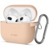 Tech-Protect Silicone Hook puzdro na Apple AirPods 3, hnedé Tech-Protect Silicone Hook puzdro na Apple AirPods 3, hnedé