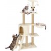 Škrabadlo pre mačky - Domček so schodmi 6 poschodí 136 cm SPRINGOS PA1041 Škrabadlo pre mačky - Domček so schodmi 6 poschodí 136 cm SPRINGOS PA1041