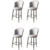 Súprava barových stoličiek Uras Grey, 4 ks, 4 ks Súprava barových stoličiek Uras Grey, 4 ks, 4 ks