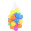 Farebné plastové loptičky 6 cm v sieťke 30 ks Farebné plastové loptičky 6 cm v sieťke 30 ks