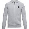 Under Armour | UA RIVAL FLEECE FZ HOODIE | šedá| YXL Under Armour | UA RIVAL FLEECE FZ HOODIE | šedá| YXL