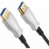PremiumCord optický fiber High Speed with Ether. 4K@60Hz kabel 15m, MM, pozlátené konektory kphdm2x15 PremiumCord optický fiber High Speed with Ether. 4K@60Hz kabel 15m, MM, pozlátené konektory kphdm2x15
