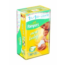 Pampers New baby newborn M3 43ks
