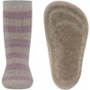 Detské protišmykové ponožky Ewers Stoppersocken SoftStep Ringel - dusty mauve 29-30 Detské protišmykové ponožky Ewers Stoppersocken SoftStep Ringel - dusty mauve 29-30