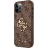 Guess PU 4G Metal Logo iPhone 12/12 Pro hnedé Guess PU 4G Metal Logo iPhone 12/12 Pro hnedé