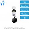 Apple iPhone 7, 7 Plus, 8, 8 Plus, SE (2020), SE (2022) - Tlačidlo Domov YF (Space Gray, Black), Black