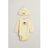 DETSKÝ SET GANT ARCHIVE SHIELD BODY AND BEANIE VANILLA YELLOW DETSKÝ SET GANT ARCHIVE SHIELD BODY AND BEANIE VANILLA YELLOW