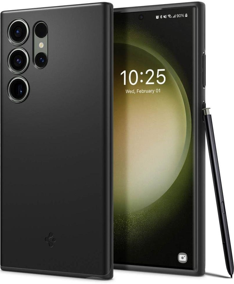 Púzdro Spigen Thin Fit Samsung Galaxy S23 Ultra čierne