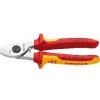KNIPEX kabel. nůžky VDE 9516 pro kabely 15 mm/50 mm2, KS-úchop, D=165 mm KNIPEX kabel. nůžky VDE 9516 pro kabely 15 mm/50 mm2, KS-úchop, D=165 mm
