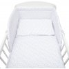 New Baby obliečky Hviezdičky biele/sive 90x120 cm
