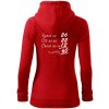 Vyzerá, cíti sa, chová sa - 60 rokov - Mikina dámska trendy zipper s kapucňou - S ( Červená ) Vyzerá, cíti sa, chová sa - 60 rokov - Mikina dámska trendy zipper s kapucňou - S ( Červená )