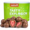 NUTIVA Lyofilizované jahody v mliečnej čokoláde TUBUS 150 g