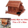 MKSTOR Drevený Vodný Mlyn na vodu 77cm, dekorácia do záhrady, masív, MW5 MKSTOR Drevený Vodný Mlyn na vodu 77cm, dekorácia do záhrady, masív, MW5