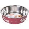 Flamingo miska nerez Bella 0,8 l červená Flamingo miska nerez Bella 0,8 l červená