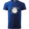 Florbal lopta v triku - Klasické pánske tričko vyššej gramáže - M ( Kráľovská modrá ) Florbal lopta v triku - Klasické pánske tričko vyššej gramáže - M ( Kráľovská modrá )
