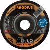 Rhodius 204619 | Rezný kotúč 115 x 1,0 x 22,23 mm, XT38, rovný Rhodius 204619 | Rezný kotúč 115 x 1,0 x 22,23 mm, XT38, rovný