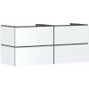 Hansgrohe Xilesa E Umývadlová skrinka, 62x138x55 cm, 4 zásuvky, matná biela 54305700-HG Hansgrohe Xilesa E Umývadlová skrinka, 62x138x55 cm, 4 zásuvky, matná biela 54305700-HG