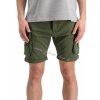 Alpha Industries pánske cargo šortky CREW SHORT dark olive zelená