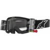 Okuliare VISION 8 CORP ROLL-OFF WIDE VISION, ALPINESTARS (čierna, číre plexisklo a roll-off systém) 2025 Okuliare VISION 8 CORP ROLL-OFF WIDE VISION, ALPINESTARS (čierna, číre plexisklo a roll-off systém) 2025