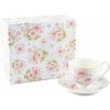 HOME ELEMENTS Porcelánová šálka s podšálkou Ruža 250 ml HOME ELEMENTS Porcelánová šálka s podšálkou Ruža 250 ml