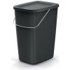 Keden Odpadkový kôš COMPACTA Q FLAP BASIC čierny, 12L Keden Odpadkový kôš COMPACTA Q FLAP BASIC čierny, 12L