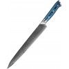 IZMAEL Damaškový kuchynský nôž Tukami Yanagiba/Modrá 27.4 cm