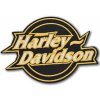 Moto nášivka Harley Davidson Black Wheel 10 cm x 7 cm Moto nášivka Harley Davidson Black Wheel 10 cm x 7 cm