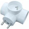 Rozbočka elektrická 3x10A/230V, 3 zástrčky - roztrojka Rozbočka elektrická 3x10A/230V, 3 zástrčky - roztrojka