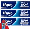 Signal Zubná pasta White Now 3x75ml + darčeková fľaša Signal Signal Zubná pasta White Now 3x75ml + darčeková fľaša Signal