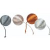 Chrastiaca metalická loptička 4,6 cm, polyester Chrastiaca metalická loptička 4,6 cm, polyester