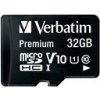 Verbatim microSDHC 32GB class 10 + adapter 44083 Verbatim microSDHC 32GB class 10 + adapter 44083