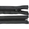 Špirálový zips No 5 dĺžka 40 cm bundový POL - čierna Špirálový zips No 5 dĺžka 40 cm bundový POL - čierna