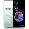 Picasee silikónový prehľadný obal pre Honor 70 - Brain - White Picasee silikónový prehľadný obal pre Honor 70 - Brain - White
