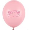 PartyDeco BALÓNIKY latexové detské topánočky ružové 30cm 50ks PartyDeco BALÓNIKY latexové detské topánočky ružové 30cm 50ks