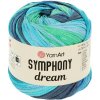 YarnArt Symphony Dream 3115 modrozelená YarnArt Symphony Dream 3115 modrozelená