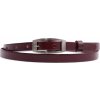 Špongr dámský úzký kožený opasek 1537 vínový