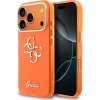 Guess IML 4G Script Metal Logo Zadní Kryt pro iPhone 17 Pro Max Orange Guess IML 4G Script Metal Logo Zadní Kryt pro iPhone 17 Pro Max Orange