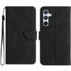 Peňaženkové puzdro Embossing Pattern Stitchy case čierne – Samsung Galaxy A36 Peňaženkové puzdro Embossing Pattern Stitchy case čierne – Samsung Galaxy A36